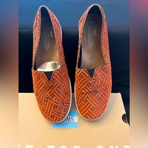 TOMS Avalon sneakers Red Leather reptile